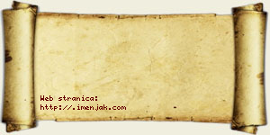 Jovana Poljaković vizit kartica